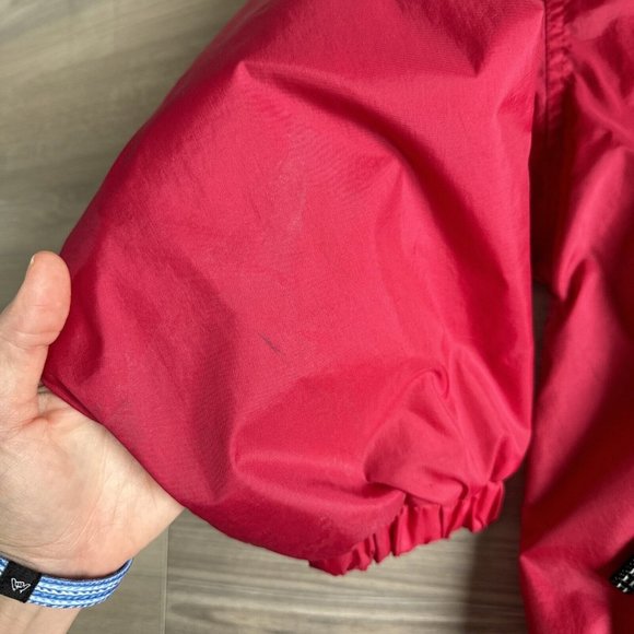 Vintage Walt Disney World Red Mickey Mouse Embroidered Hooded Jacket Medium - Picture 10 of 16